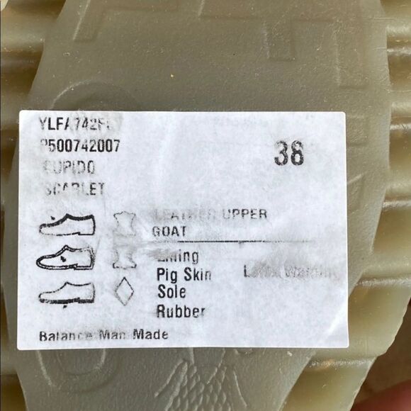 Fly London Ylfa Scarlet Red Leather Laced shoes 8 - Picture 11 of 12